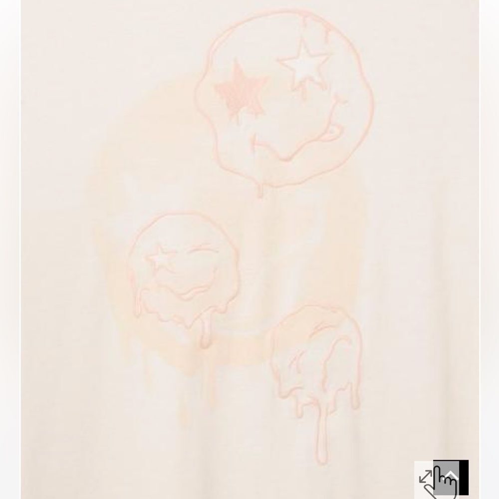 Torrid Smiley Doodles Classic Fit long sleeve tshirt - Picture 4 of 7